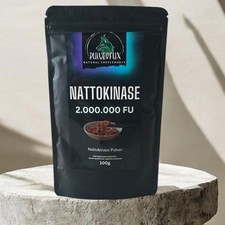 Nattokinase Pulver 100g 20.000FU/g ⭐AKTIONSPREIS !⭐ Laborgeprüfte Qualität Vegan