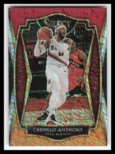 2020-21 Select Prizms Red White Orange Flash #132 Carmelo Anthony