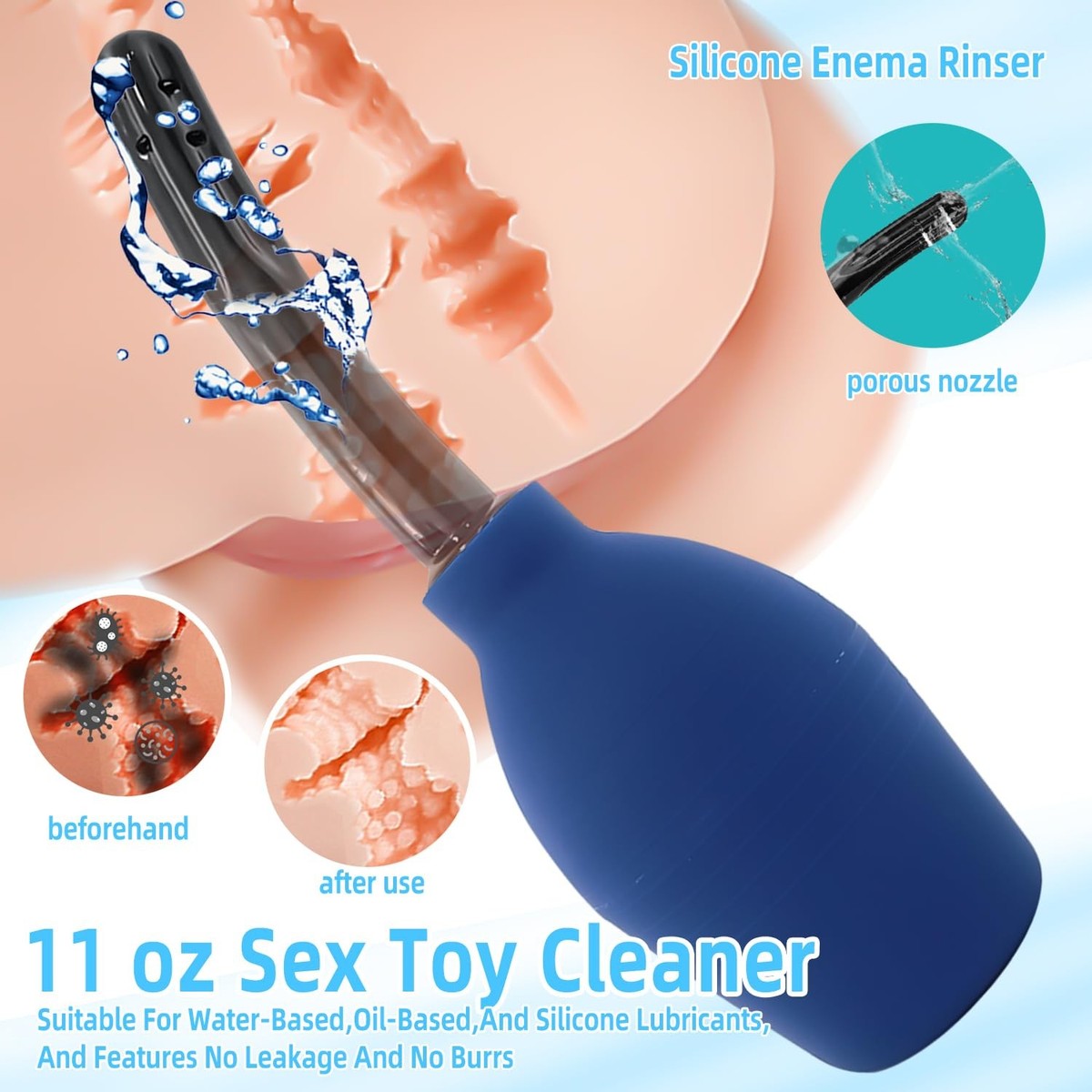 Sex Toy Cleaner Care Kits for Sex Doll Cleaning Male Masturbators 7 Pcs  Pocke