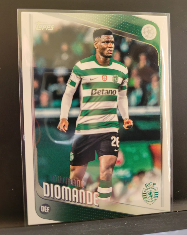 Topps 2025-26 UEFA Club Competitions Ousmane Diomande Sporting CP #104