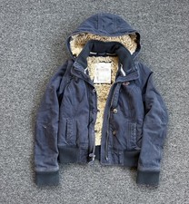 Vintage Y2K Women s Navy Blue Hollister Fur H...