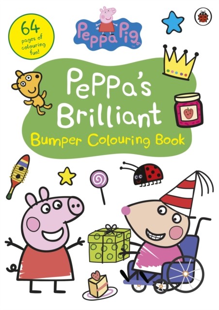 Peppa Pig: Peppa's Brilliant Bumper Colouring Book by Peppa Pig (Paperback Book)
