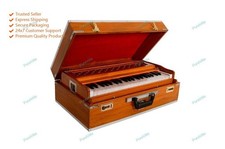 Musical Instrument Portable 3.5 Octave 9 Stopper Harmonium Baja With Coupler