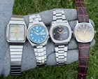 Vintage Lot Of 4 Seiko And Ricoh Automatic Men's Watch Day/Date Japan