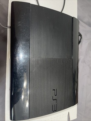 Sony PlayStation 3 Super Slim PS3 500GB Black Console System Power CECH-4001C