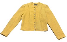 Geiger Tyrol Wool Jacket Cropped Cardigan Austrian Folk Trachten Women
