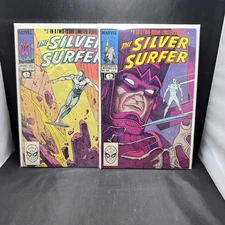 Silver Surfer #1 & #2 Marvel Comics 1989 Moebius (G3)(22)