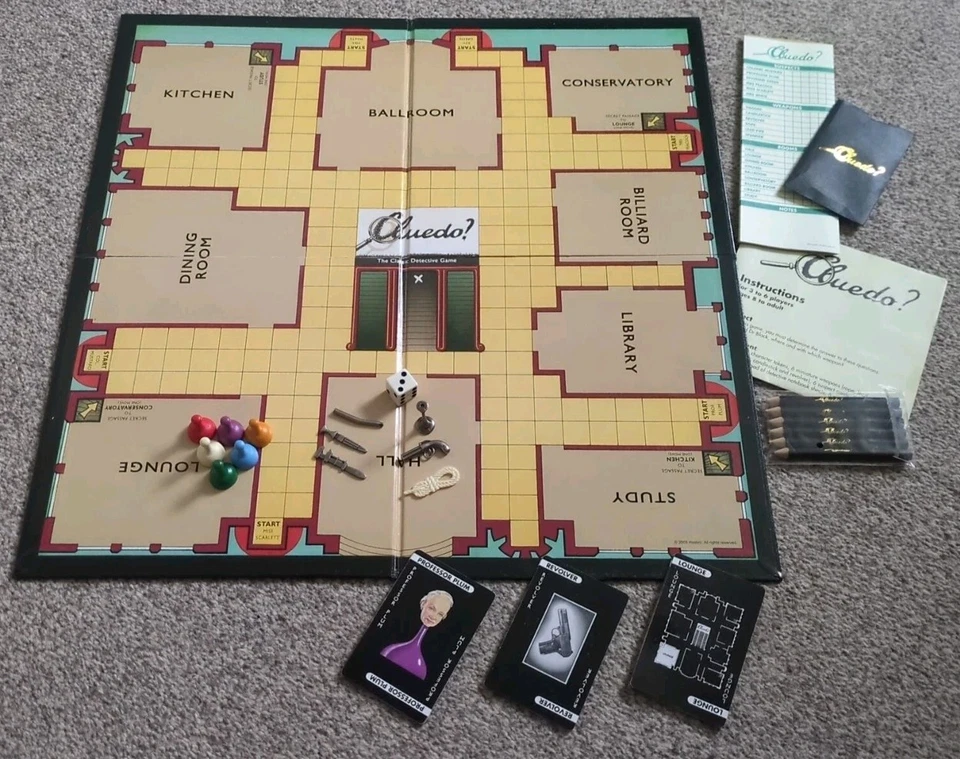 Cluedo Wooden Box Edition (Parker Games 2003) 100% Complete - Image 2 of 4