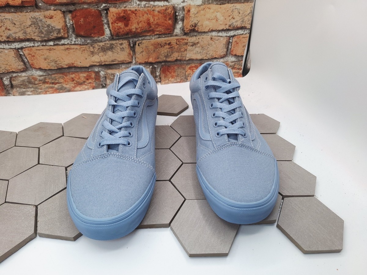 Vans Old Skool Pastel Mono Dusty Blue Monochromatic Light Unc Knu