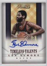 2013-14 Panini Timeless Treasures Talents Ruby /99 Len Elmore #37 Auto a8r