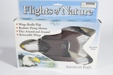 Flights of Nature American Bald Eagle Realistic Flying Motion Outdoor 4th July