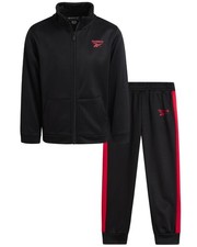 Boys Tracksuit Set - 2 Piece Athletic Tricot Joggers Set with Fleece Lined Zi...