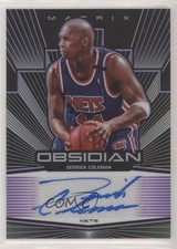 2019 Panini Obsidian Matrix Electric Etch Purple 63/75 Derrick Coleman Auto 7zf