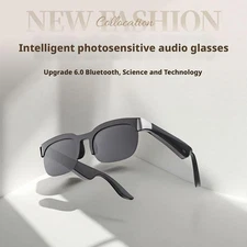 Bluetooth Audio Smart Glasses Style Wireless Bluetooth Running Outdoor Cyc~-