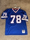 Mitchell & Ness Buffalo Bills Bruce Smith Jersey Mens XL New With Tags Blue