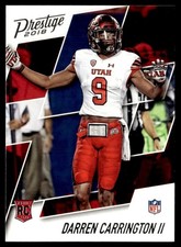 2018 Panini Prestige Darren Carrington II Rookie Utah Utes #209