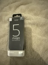 Juice 5 Charges Power Bank/ Portable Charger.  16,000mAh. 5-ECO-Black. 20 Watt.