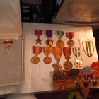 Vietnam War Vintage Military Service Medal Lot, Decorations With Slot Brooch Pin