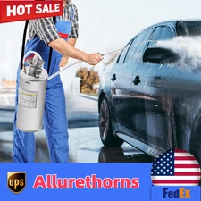 2 Gal Sprayer 0.2-0.4MPA Adjustable Nozzle Stainless Steel For Gardening Lawn