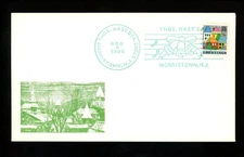US Postal History States Related Thomas Nast Day Christmas 1986 Morristown NJ