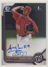 2022 Bowman Chrome Prospect Auto Andry Lara #CPA-AL
