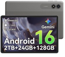 Android 16 Tablet,11 Inch Tablet with 24GB RAM 128GB ROM,Octa-Core T7250 8000mAh
