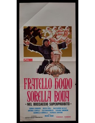 locandina FRATELLO HOMO SORELLA BONA decameron boccaccio B302