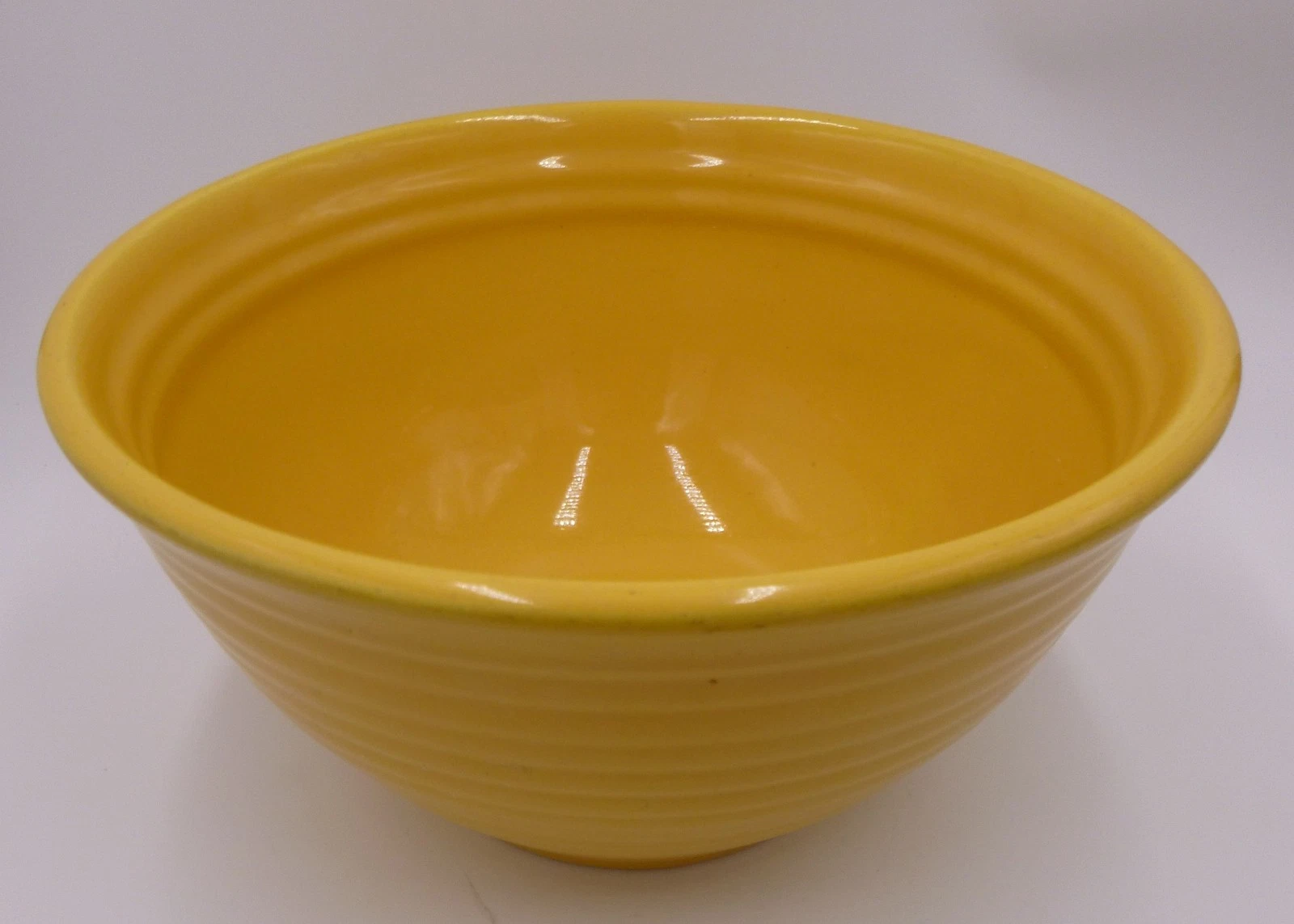 BAUER RING WARE Inside Rings 9.5" Yellow NESTING MIXING BOWL # 12 USA