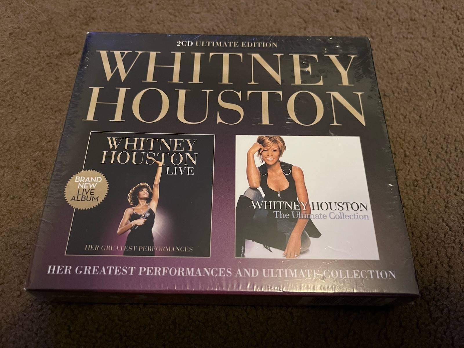 Whitney Houston - Greatest Performances/Ultimate Collection - CD X 2 *NEW SEALED