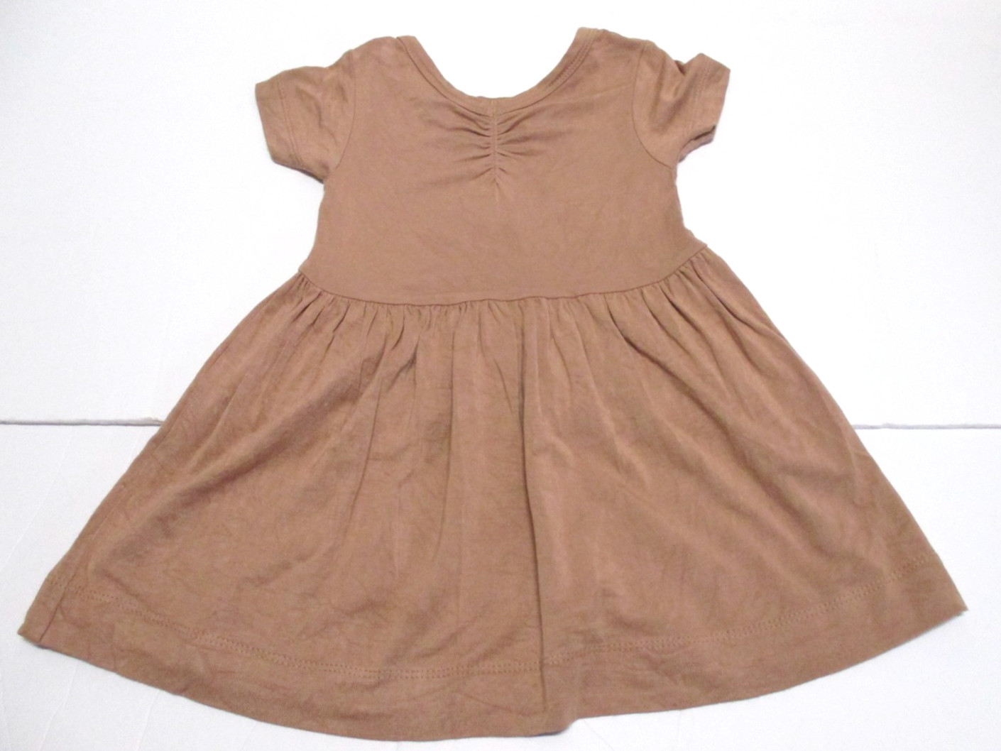 Kate Quinn Girls Bamboo Taupe Light Brown Ballet Dress Size 6-12 Months