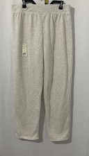 Bobbie Brooks Women s Pull On Sweatpants Straight Leg Light Heather Gray XL