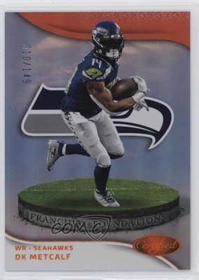 2023 Certified Franchise Foundations Mirror Orange 10/149 DK Metcalf #14 7u5