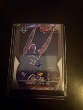 2022-23 Bowman University Chrome - AUTO #62 Ernest Udeh Jr - Jayhawks 1st RC