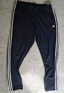 Adidas Tiro Trainingshose Gr L / WL Blau Weiß Sporthose 3 Streifen Reißverschluß