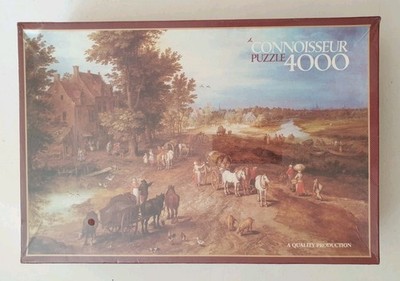 Vintage Pfeil Puzzle 4000 Teile Puzzle Dorf Landschaft Jan Brueghel I