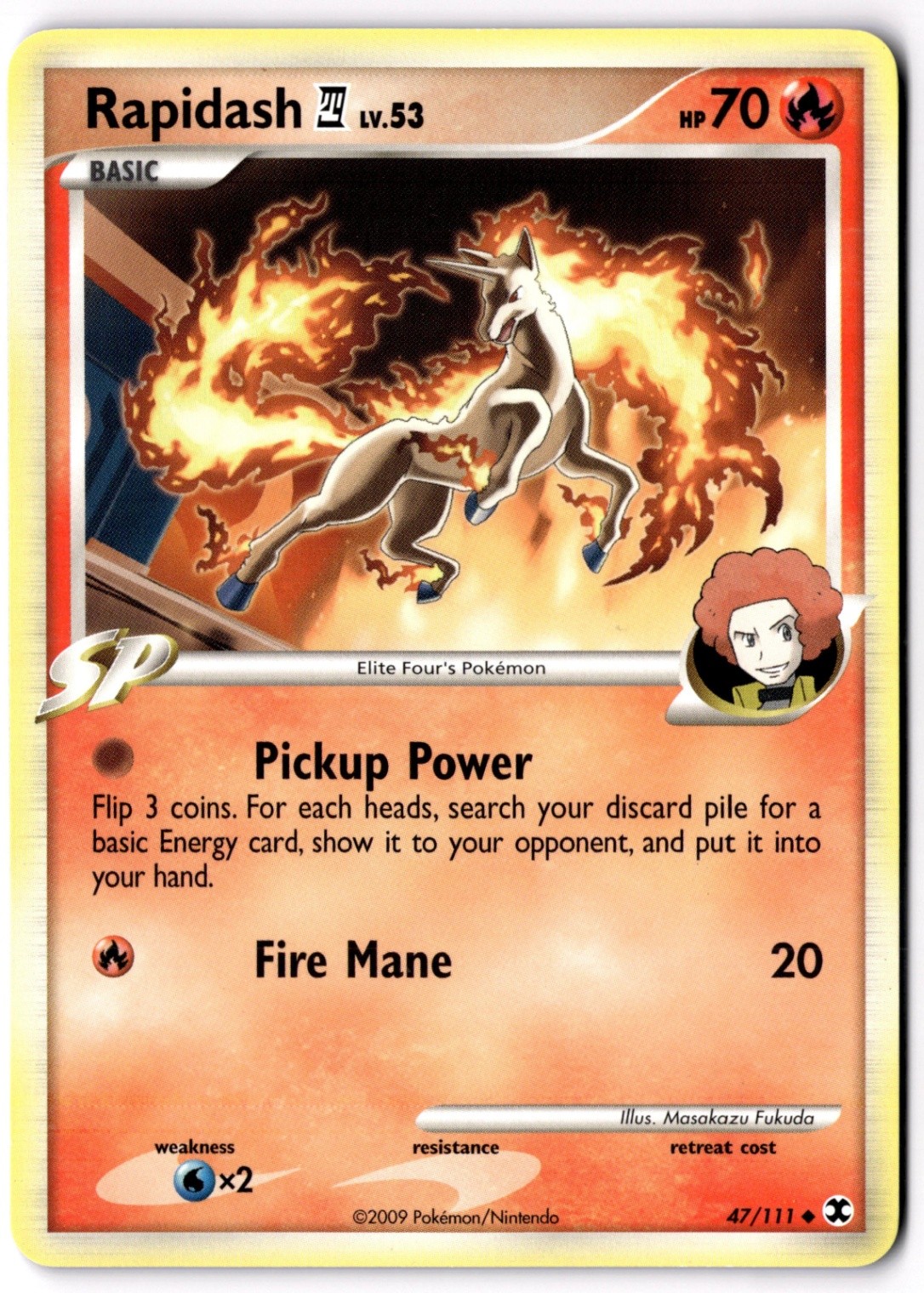 Rapidash E4 Uncommon Rising Rivals 47/111 NM