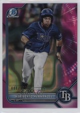 2022 Bowman Chrome Prospects Fuchsia Lava Refractor /199 Heriberto Hernandez 6u5
