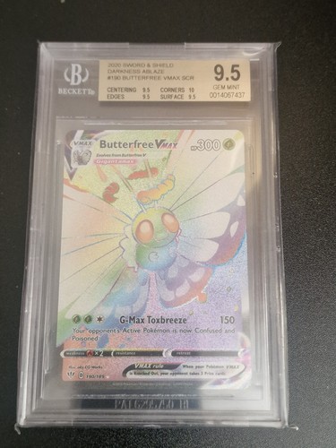 Butterfree VMAX graded BGS 9.5 for sale on eBay