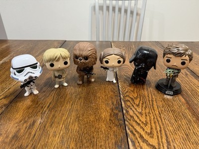 Funko Pops - 6 Star Wars Figures