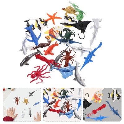  24 Pcs Mini Marine Life Model Kind Simulationsmodell Für Meerestiere