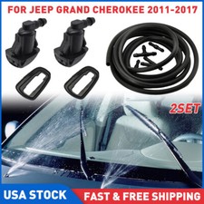 2set Windshield Washer Nozzle Wiper Water Spray Sprayer Jet For Jeep Grand 11-17 2set Windshield Washer Nozzle Wiper Water Spray Sprayer Jet For Jeep Grand 11-17
