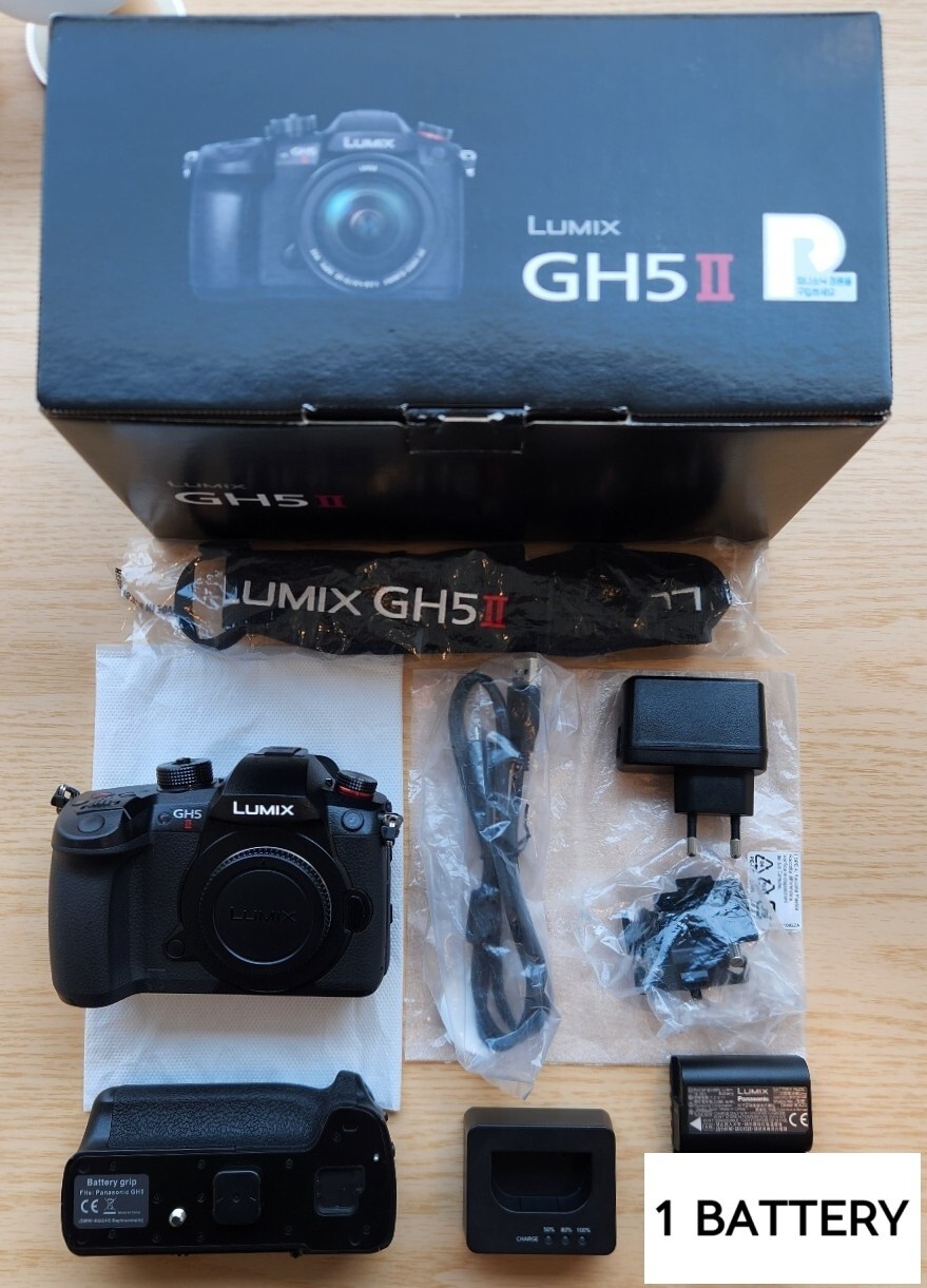 Panasonic LUMIX GH5 II 20.3MP Mirrorless Camera (Body + Battery Grip) FREE SHIPP