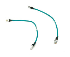 Lot of 2 New Allen Bradley 1585J-M8CBJM-0M3 Ethernet Patch Cords 0.3m RJ45