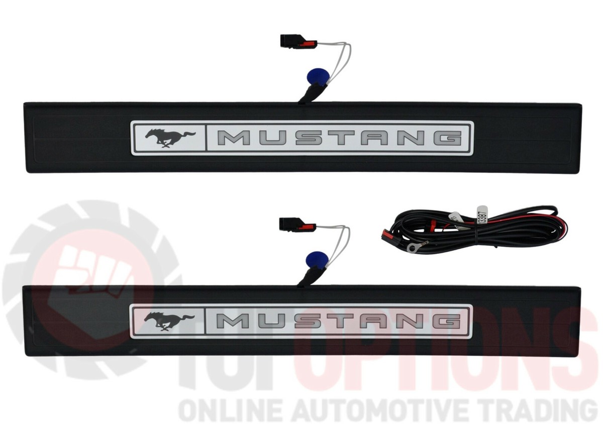 New GENUINE FORD Mustang Door Illuminated Sill Plate Kit - FR3Z