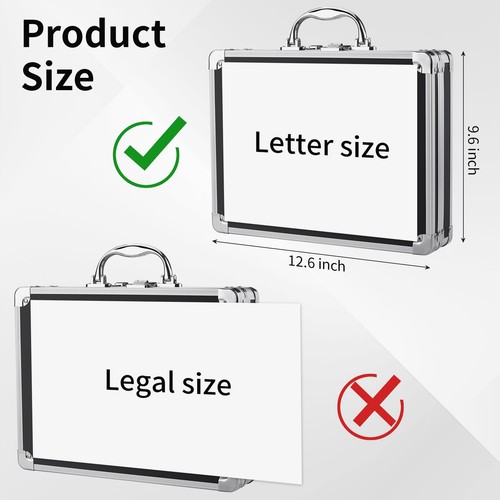 locking clipboard storage box heavy duty clipboard with storage aluminum lo... - Picture 6 of 8