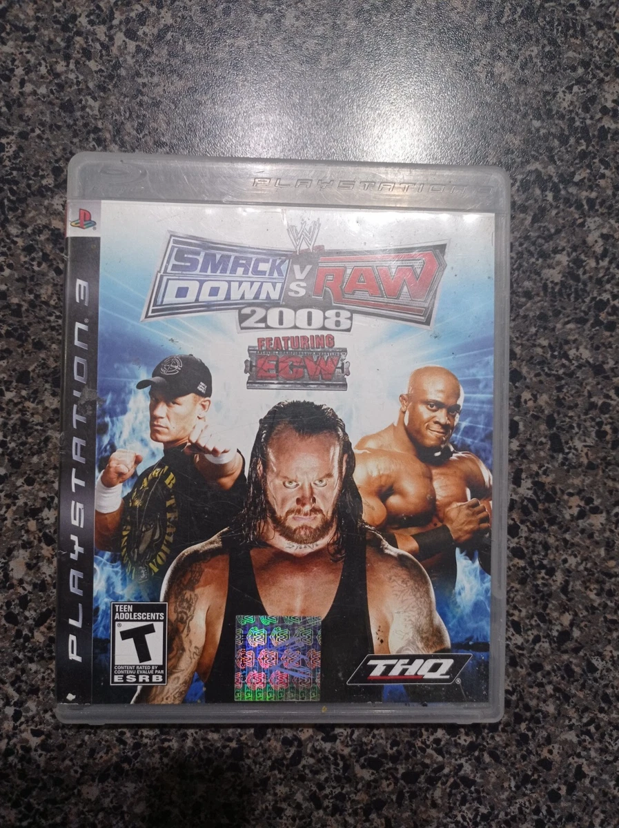 Jeu Smack Down VS Raw 2009 Featuring ECW Sur PS3