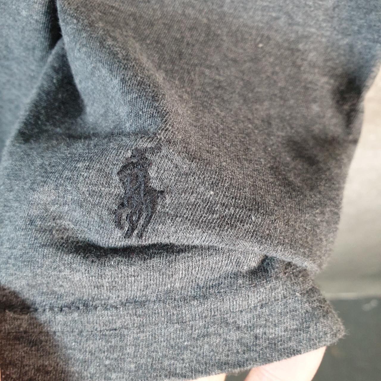 Polo Ralph Lauren vintage uomo XL grigia ricamata vestibilità classica pony