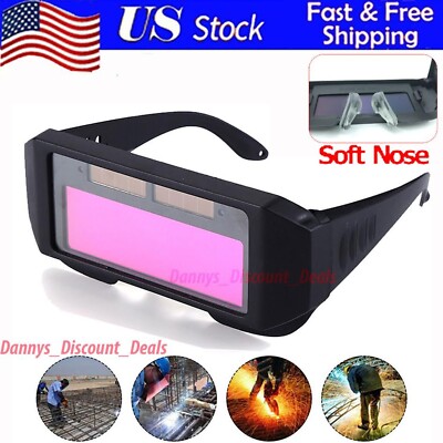 1pcs Welding Glasses Auto Darkening Safety Automatic Dimmin