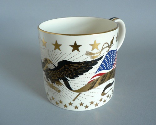 WEDGWOOD AMERICAN BICENTENNIAL MUG 1976 BOXED CERTIFICATE RICHARD GUYATT TANKARD - Picture 9 of 20