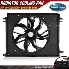 Radiator Cooling Fan Assembly with Brushless Motor for Toyota Sienna 2021-2023